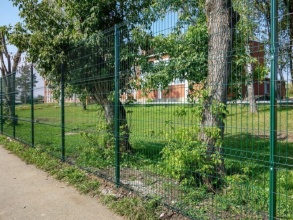 3D заборы для школы 90 метров фото в Лотошино